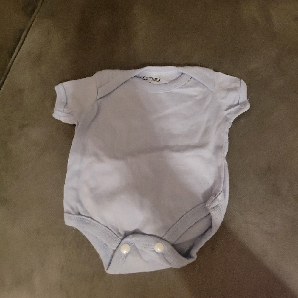 Carter's 0-3 Blue Onesie